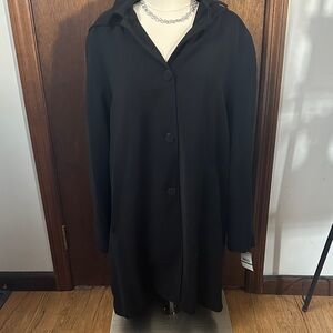 Anne Klein Black Trench Coat for Women